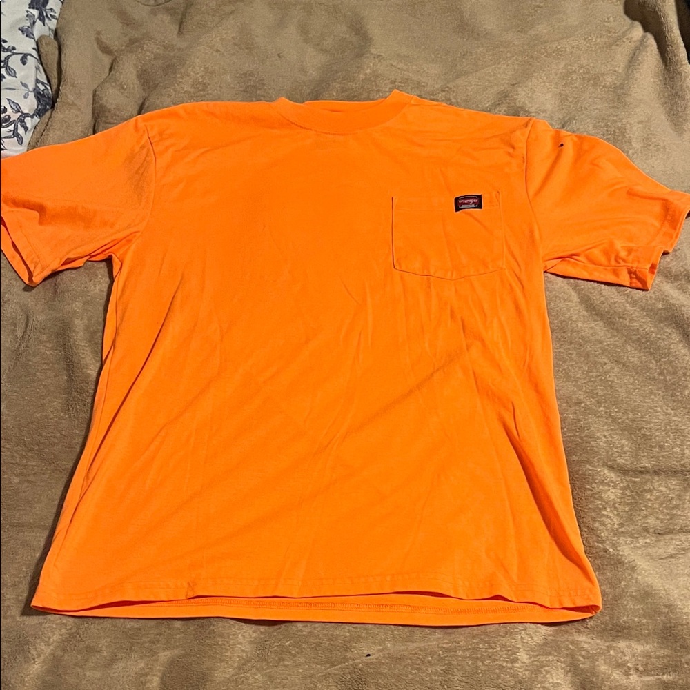 Wrangler Bright Orange Short Sleeve Tee